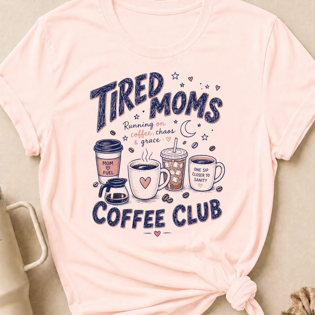 Tired Moms Coffee Club T-Shirt