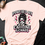 Powered by Caffeine and Chaos T-Shirt