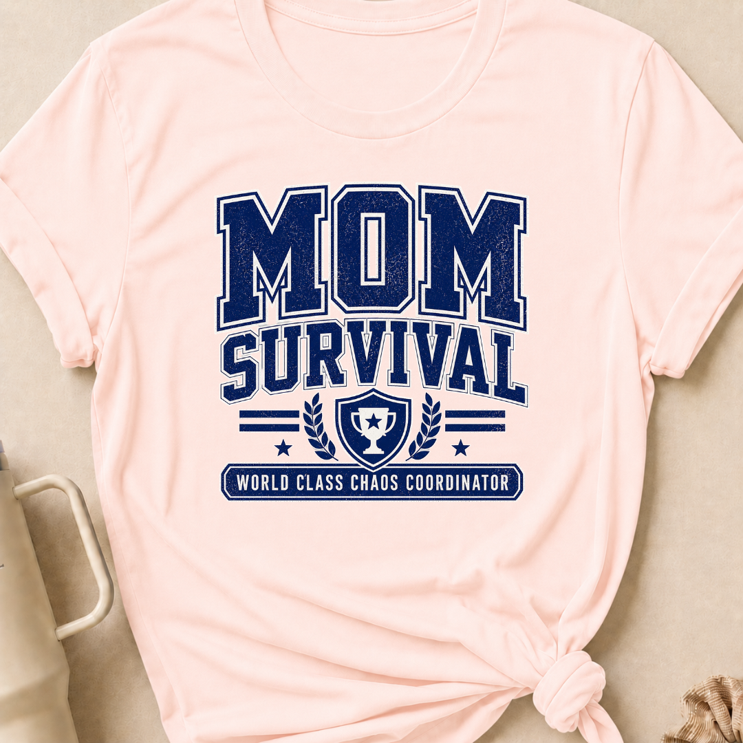 Mom Survival World Class Chaos Coordinator T-Shirt