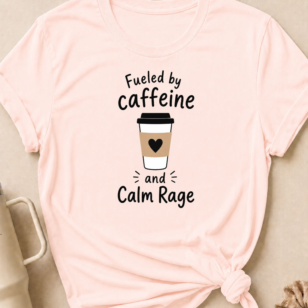 Fueled By Caffeine and Calm Rage T-Shirt