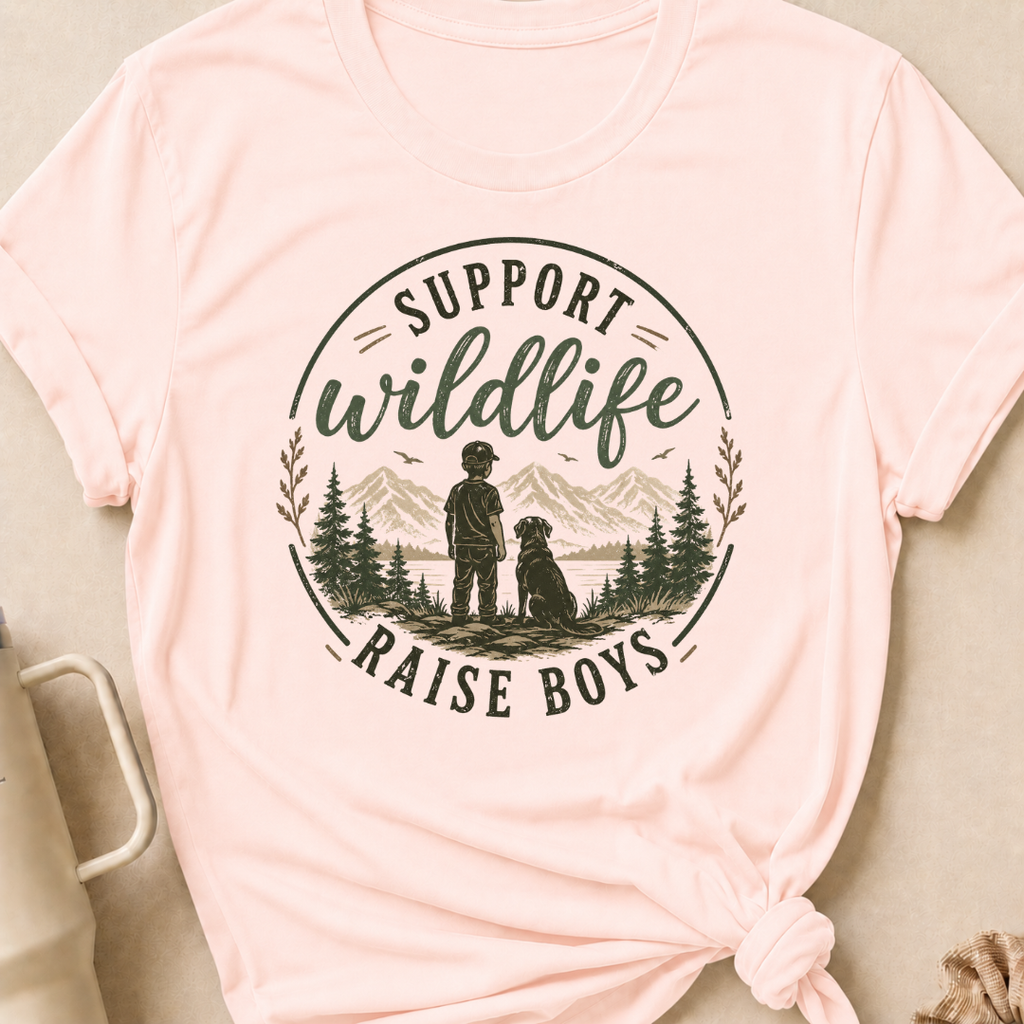 Support Wildlife Raise Boys T-Shirt