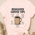 Reheated Coffee Tips T-Shirt