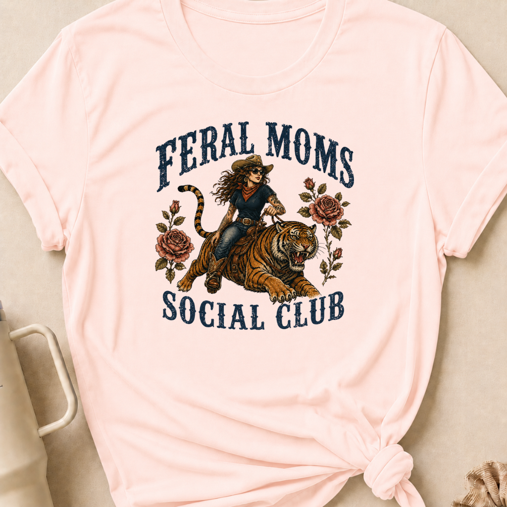 Feral Moms Social Club T-Shirt
