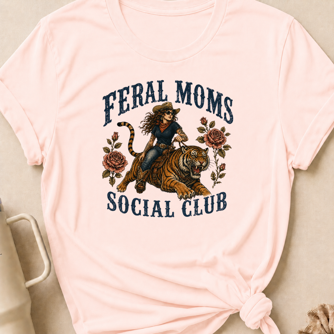 Feral Moms Social Club T-Shirt