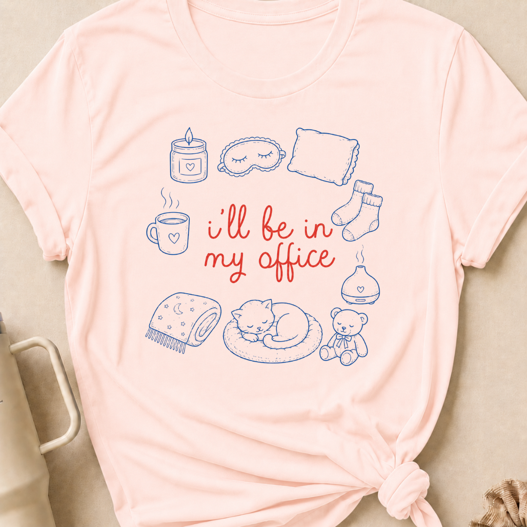 I'll be in my Office Nap Theme T-Shirt