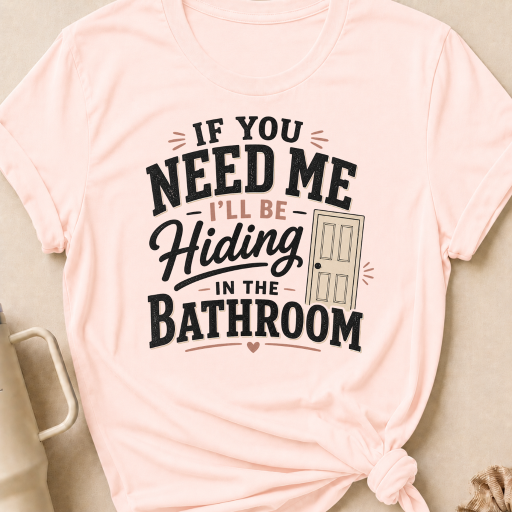 If you Need Me I'll be In the Bathroom T-Shirt