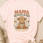 Mama Highland Udderly Exhausted T-Shirt
