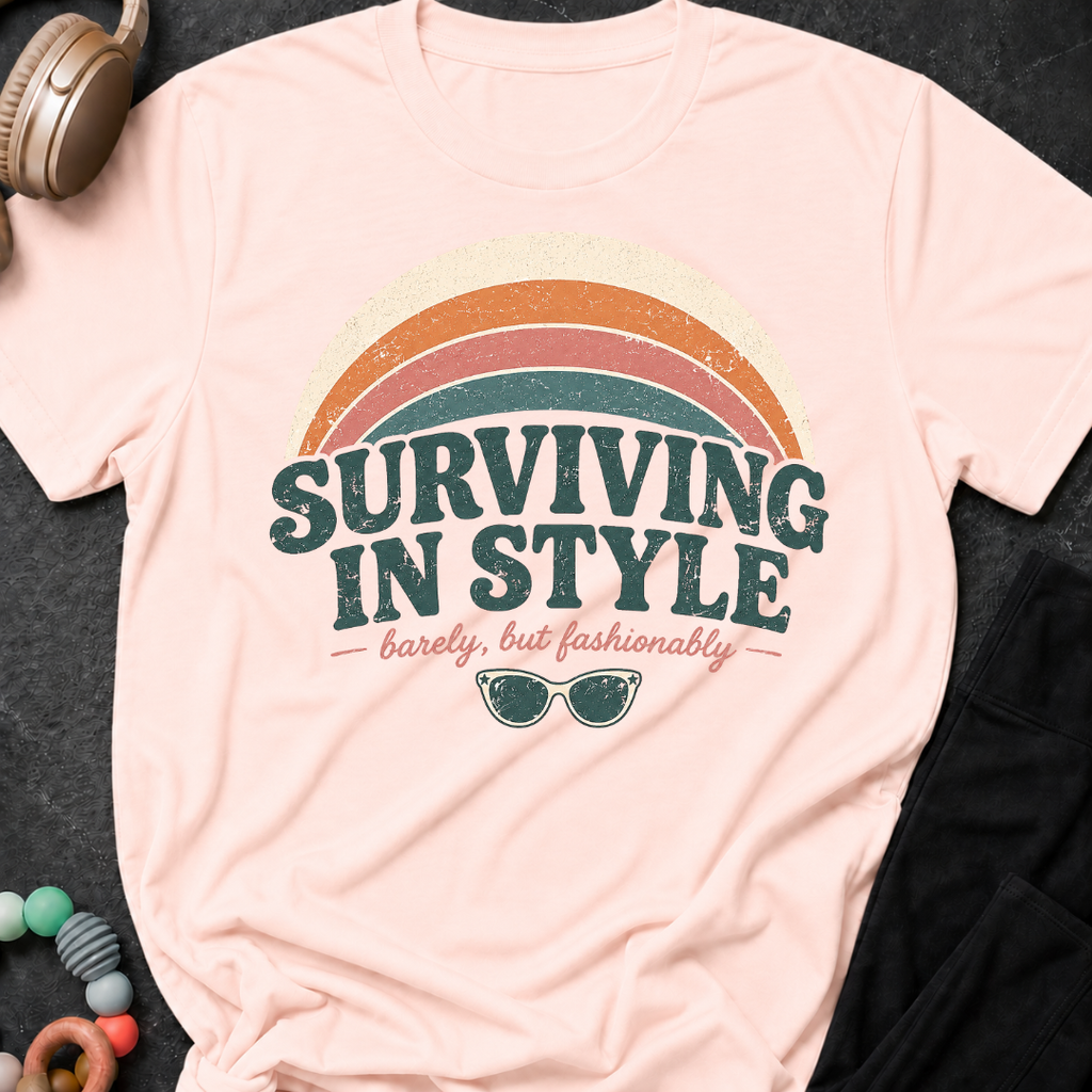 Surviving in Style but Fashionably T-Shirt