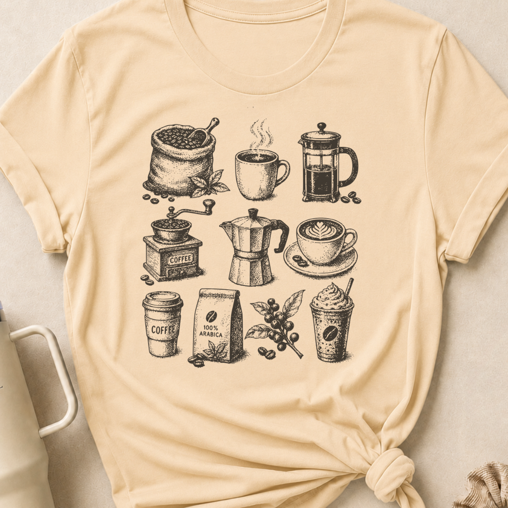Vintage Coffee T-Shirt 1