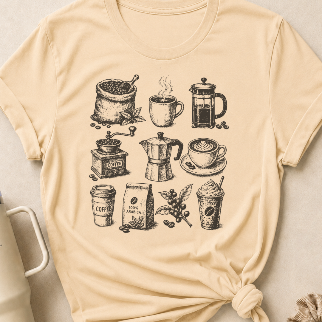 Vintage Coffee T-Shirt 1