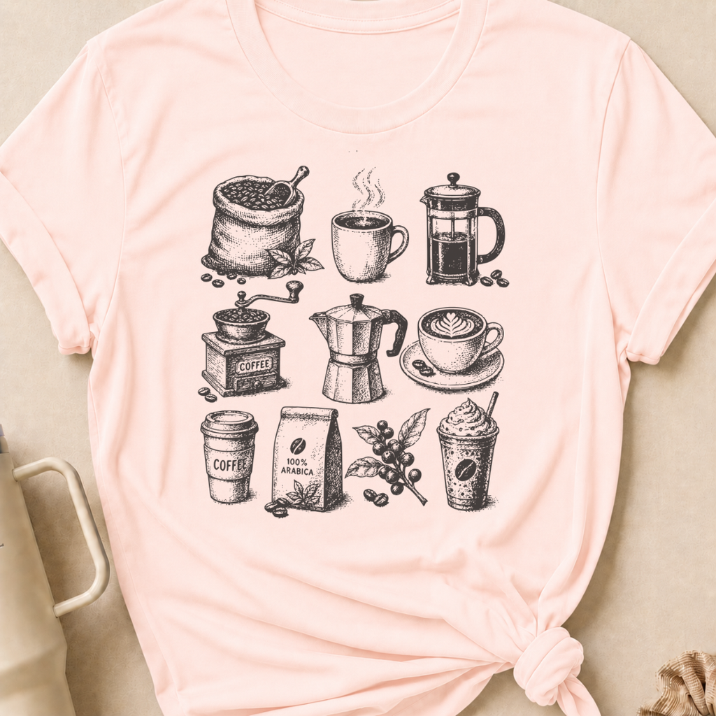 Vintage Coffee T-Shirt 1