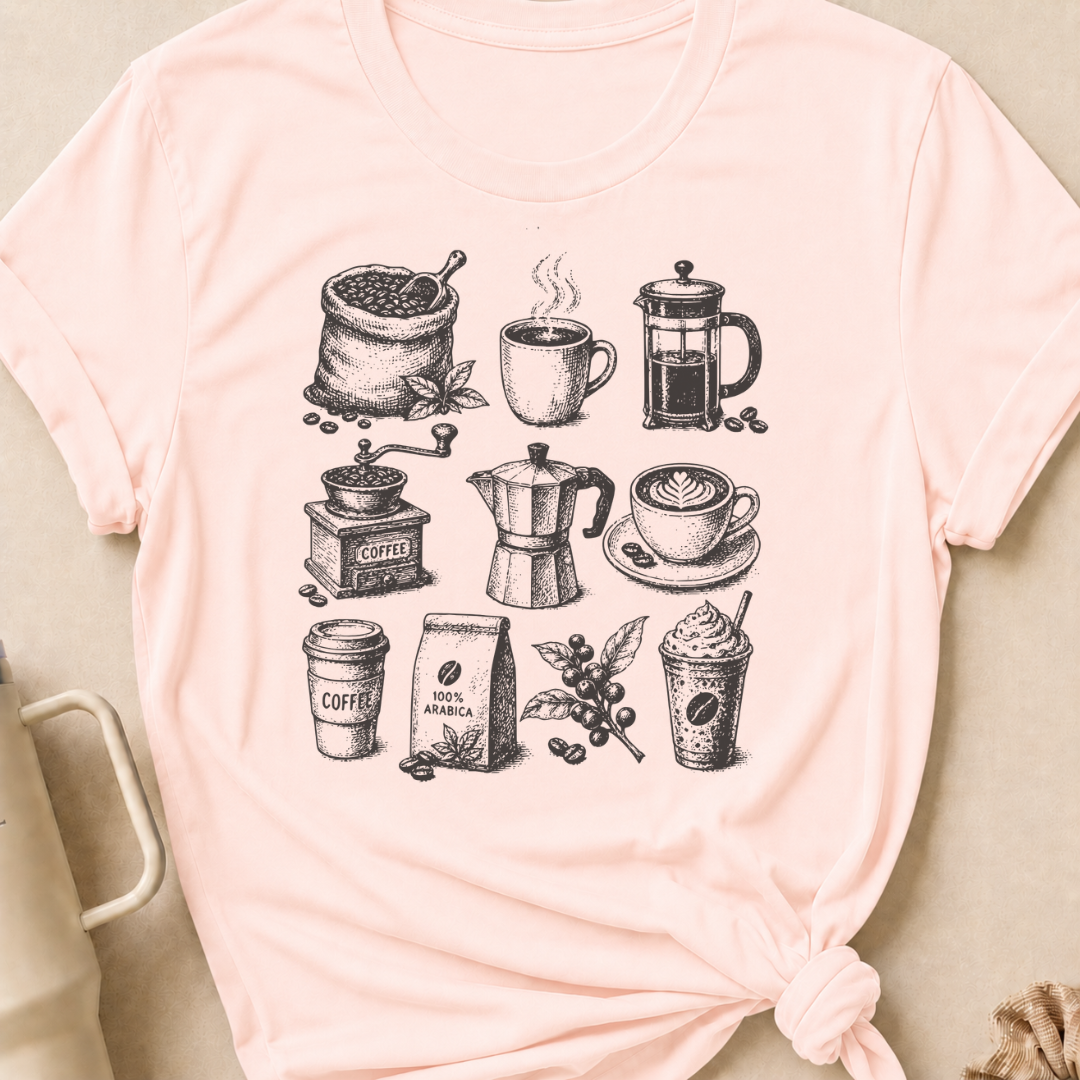 Vintage Coffee T-Shirt 1