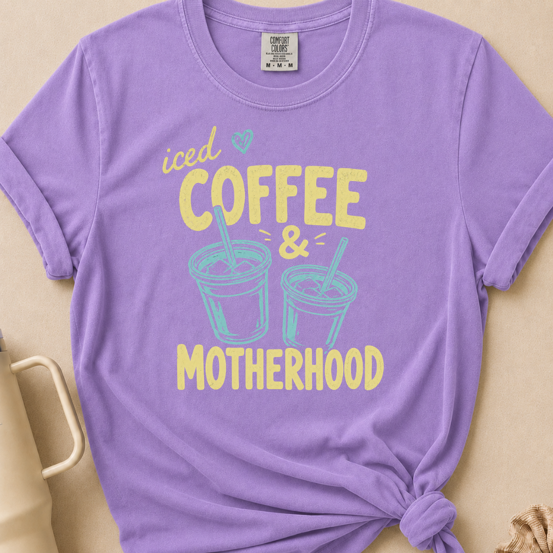 Iced Coffee & Motherhood T-shirt