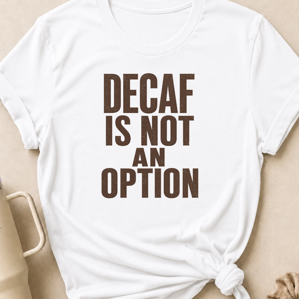 Decaf is Not an Option T-Shirt