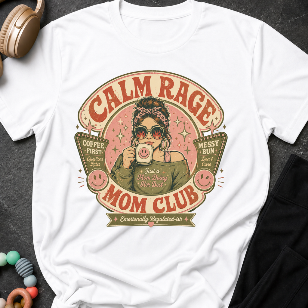 Calm Rage Moms Club T-Shirt