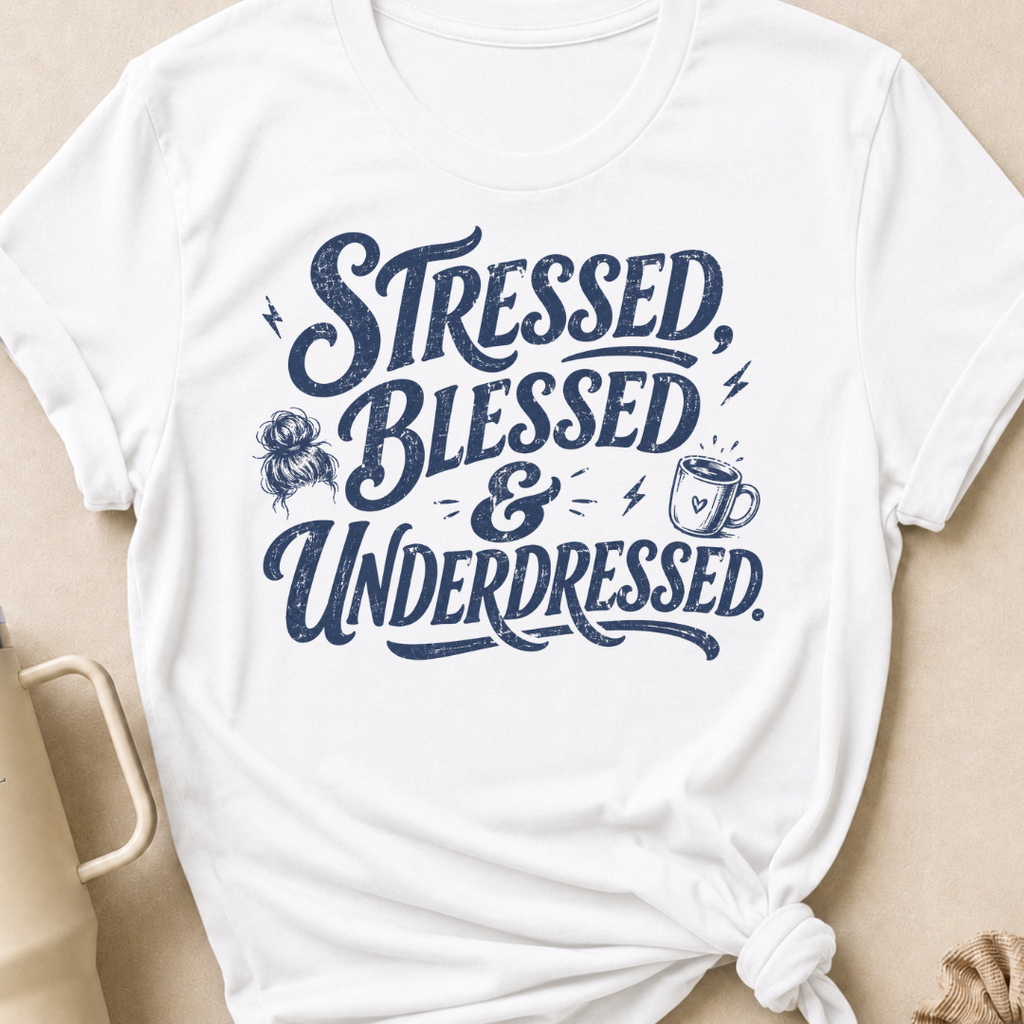 Stressed Blessed & Underdressed T-Shirt