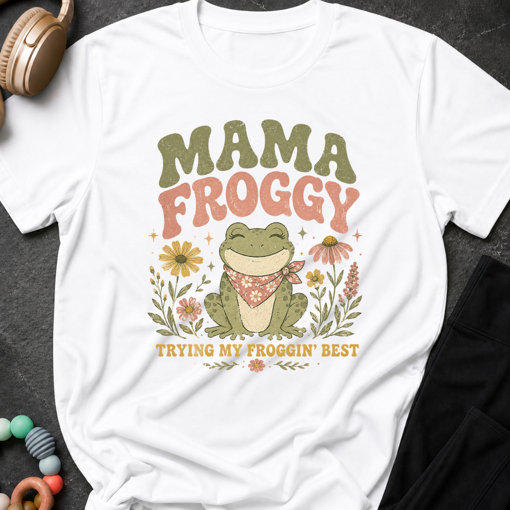 Mama Froggy Trying my Froggin' Best T-Shirt