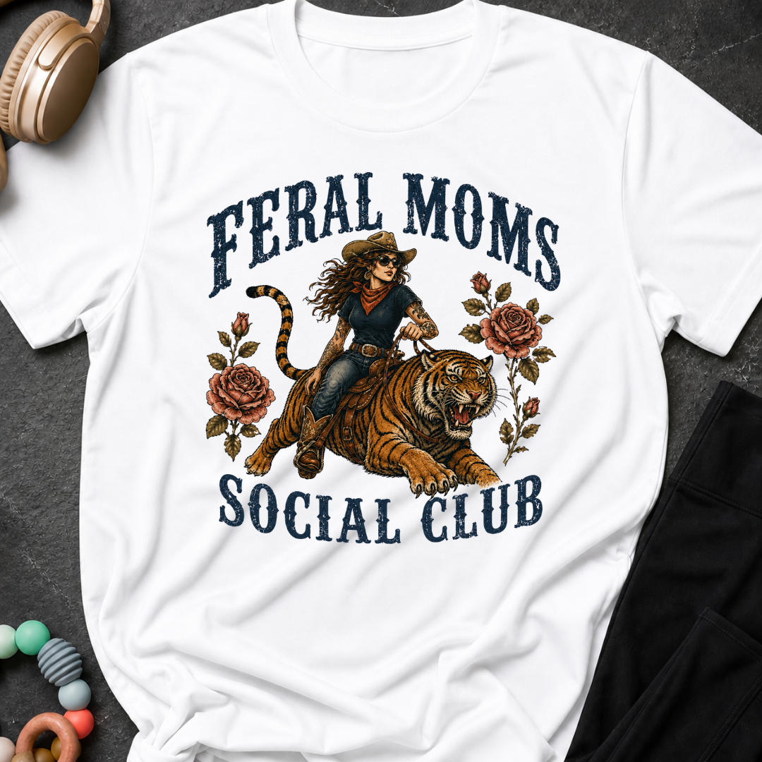 Feral Moms Social Club T-Shirt
