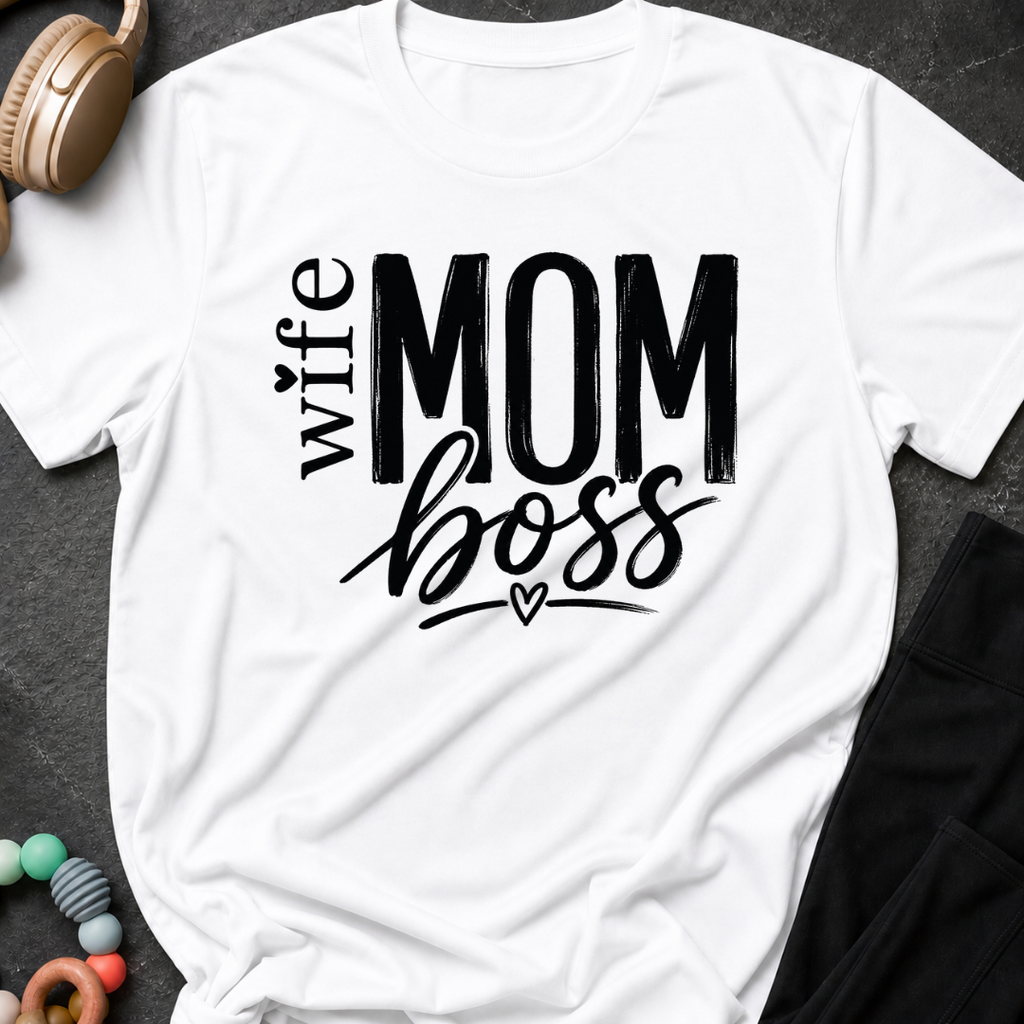 Wife Mom Boss T-Shirt