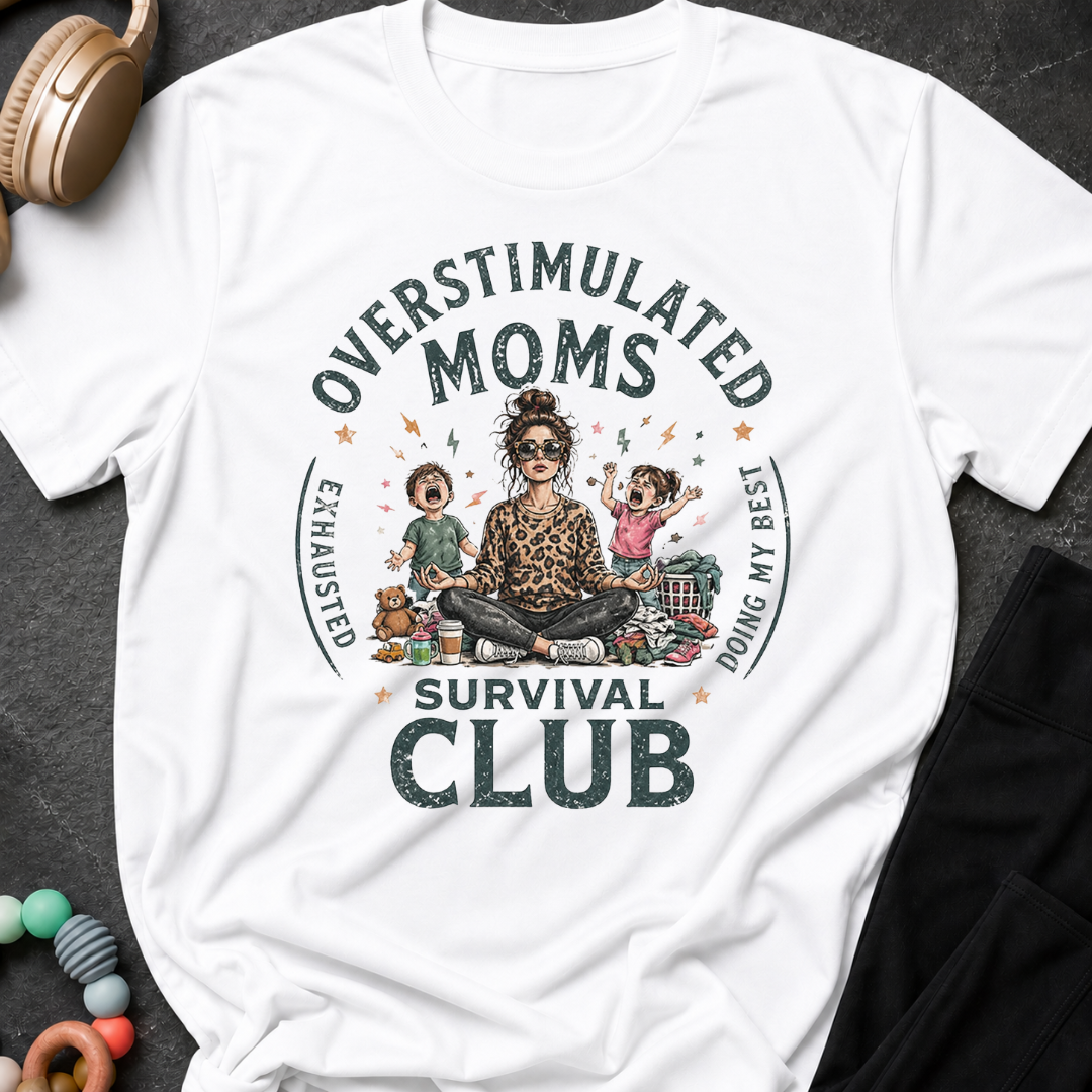 Overstimulated Moms Club T-Shirt