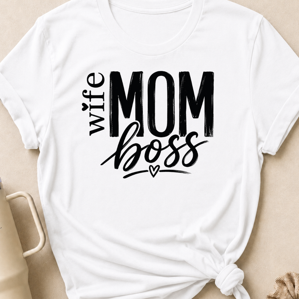 Wife Mom Boss T-Shirt
