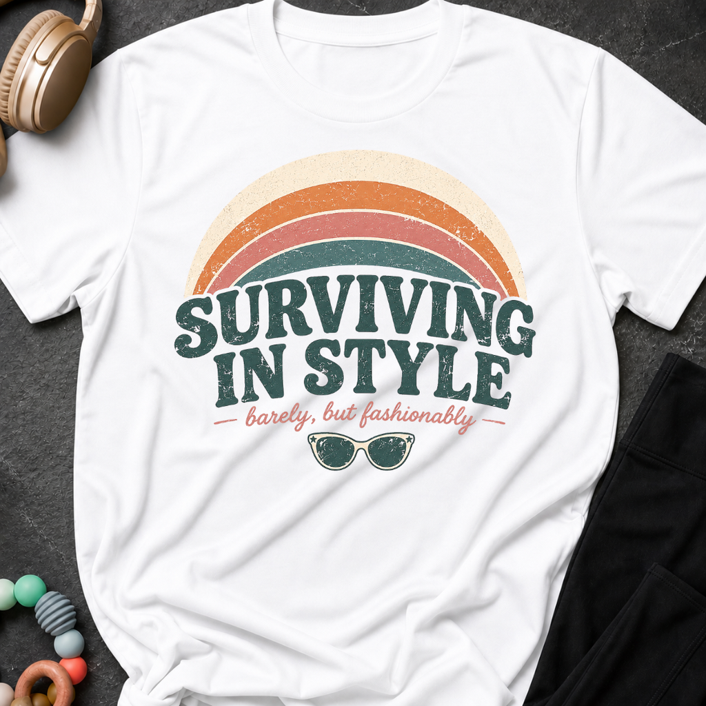 Surviving in Style but Fashionably T-Shirt