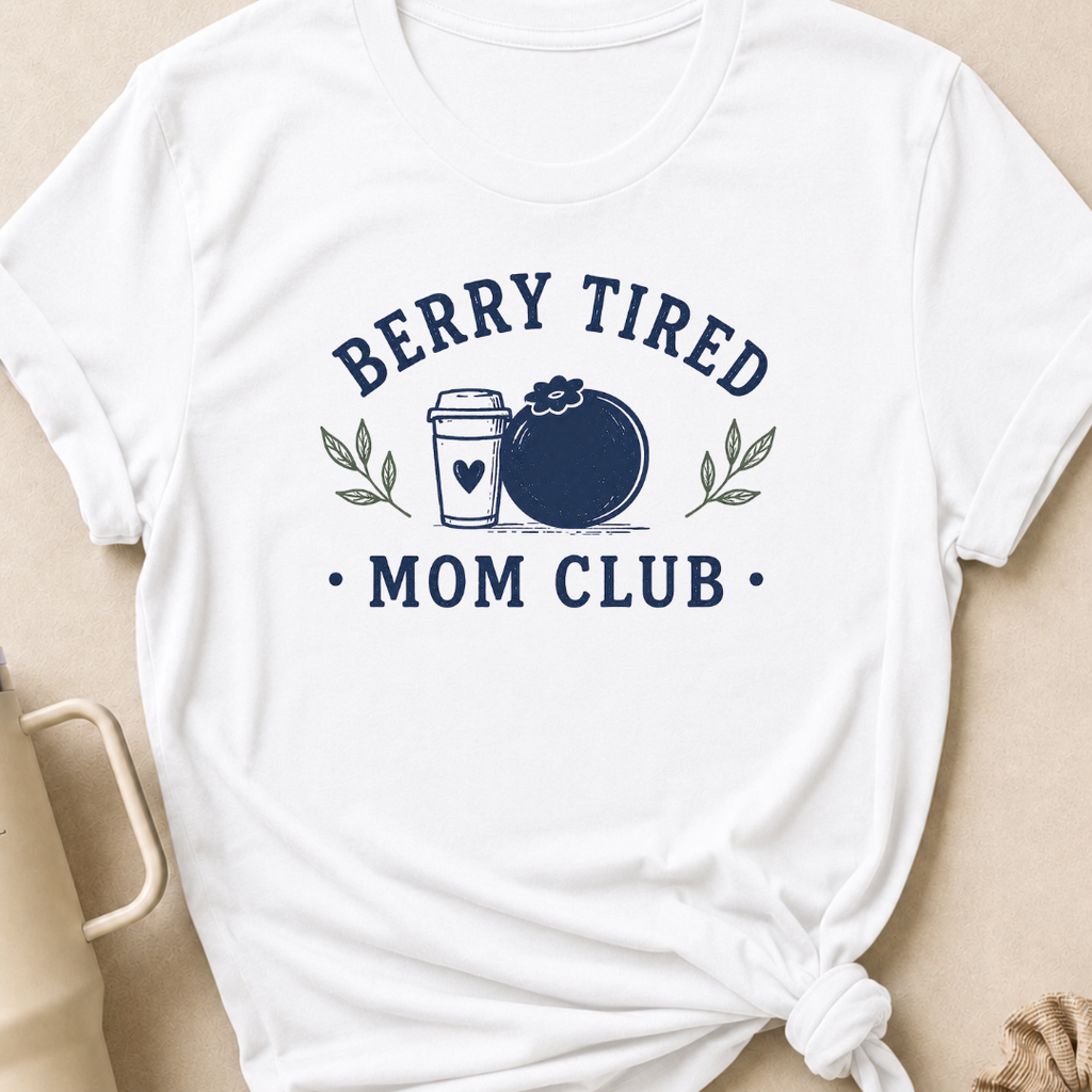 Berry Tired Mom Club T-Shirt