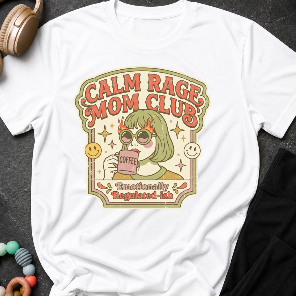 Calm Rage Mom Club Emotionally Regulated-ish T-Shirt