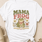 Mama Frog raising Tadpoles T-Shirt