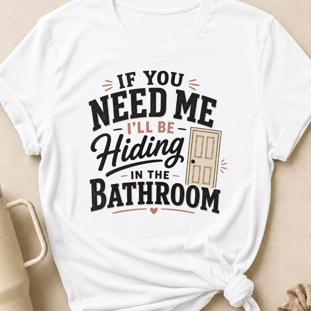 If you Need Me I'll be In the Bathroom T-Shirt