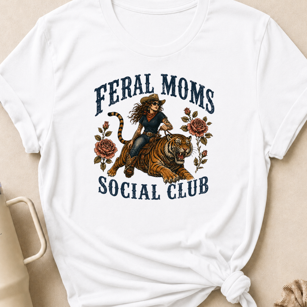 Feral Moms Social Club T-Shirt