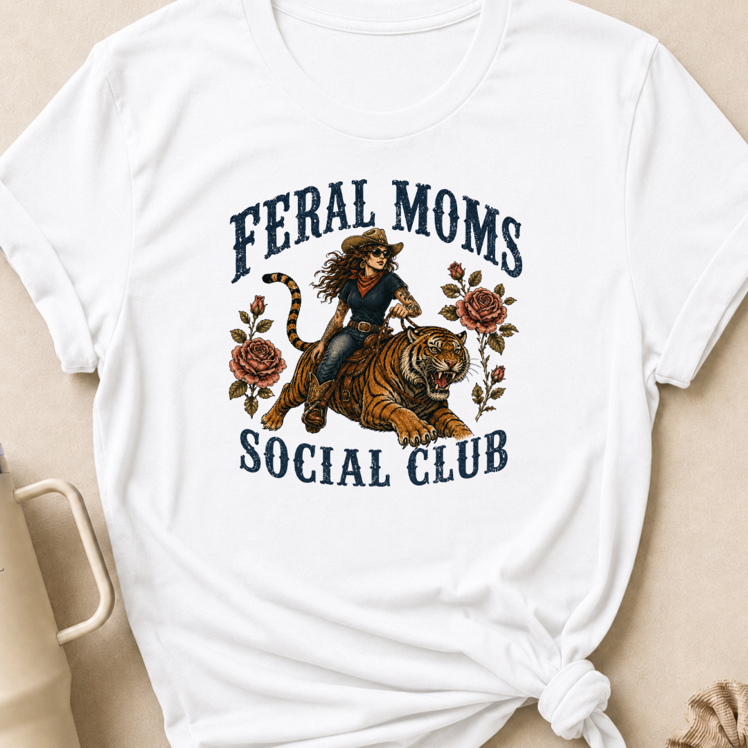 Feral Moms Social Club T-Shirt