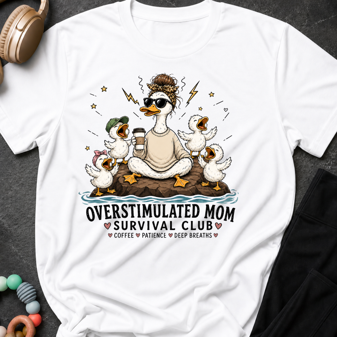 Overstimulated Moms Club T-Shirt