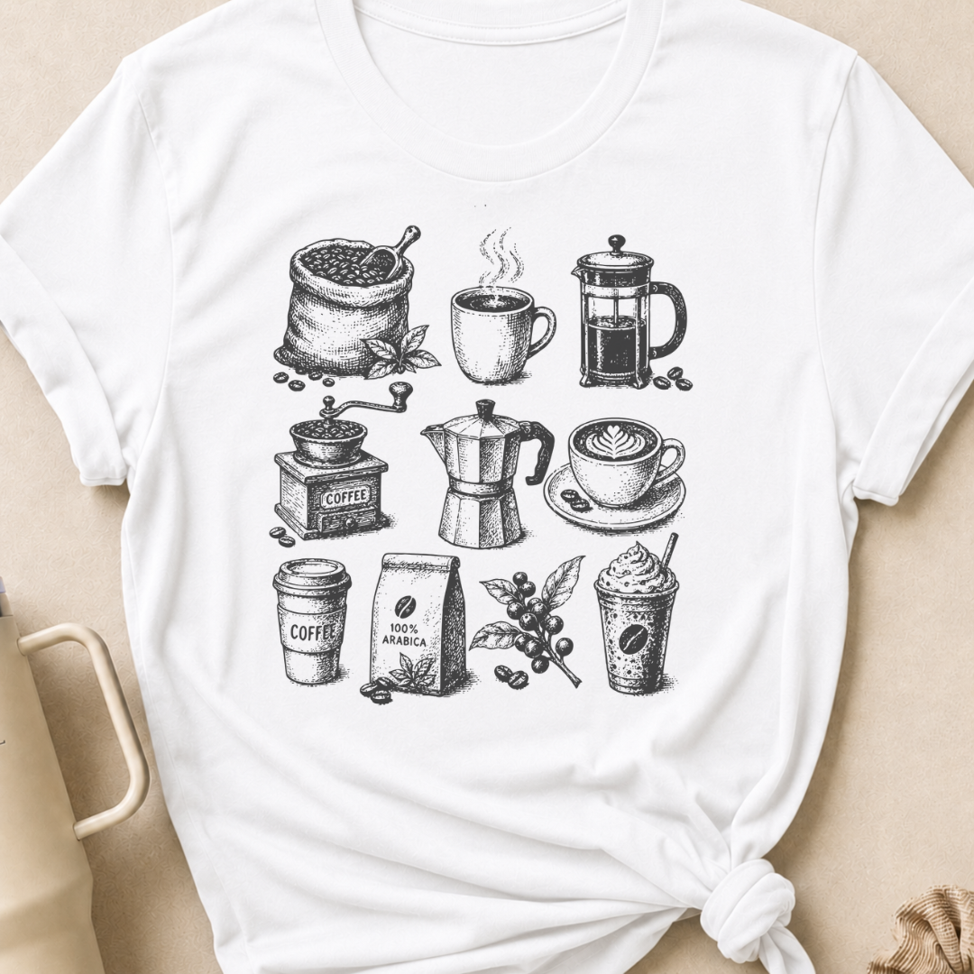 Vintage Coffee T-Shirt 1