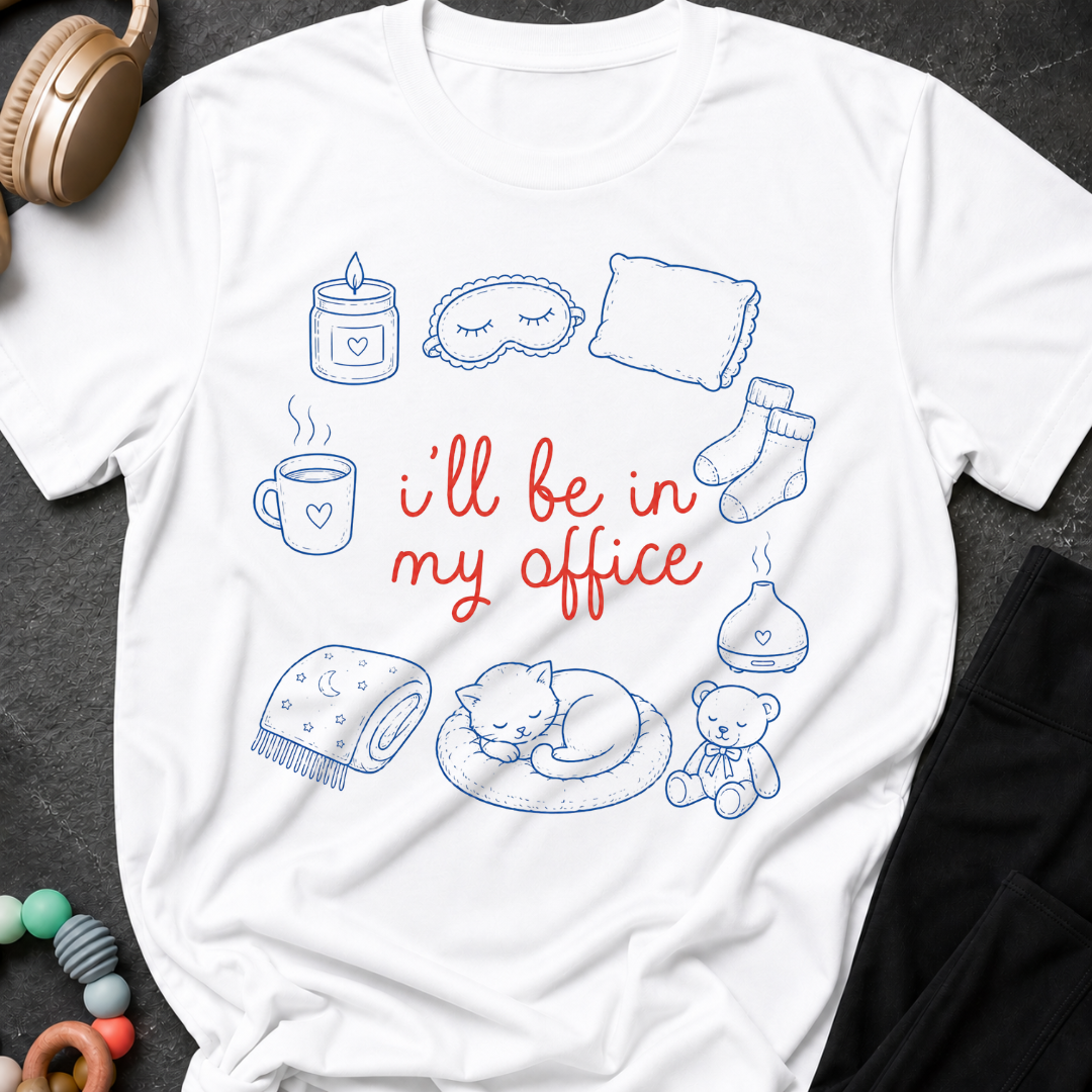 I'll be in my Office Nap Theme T-Shirt
