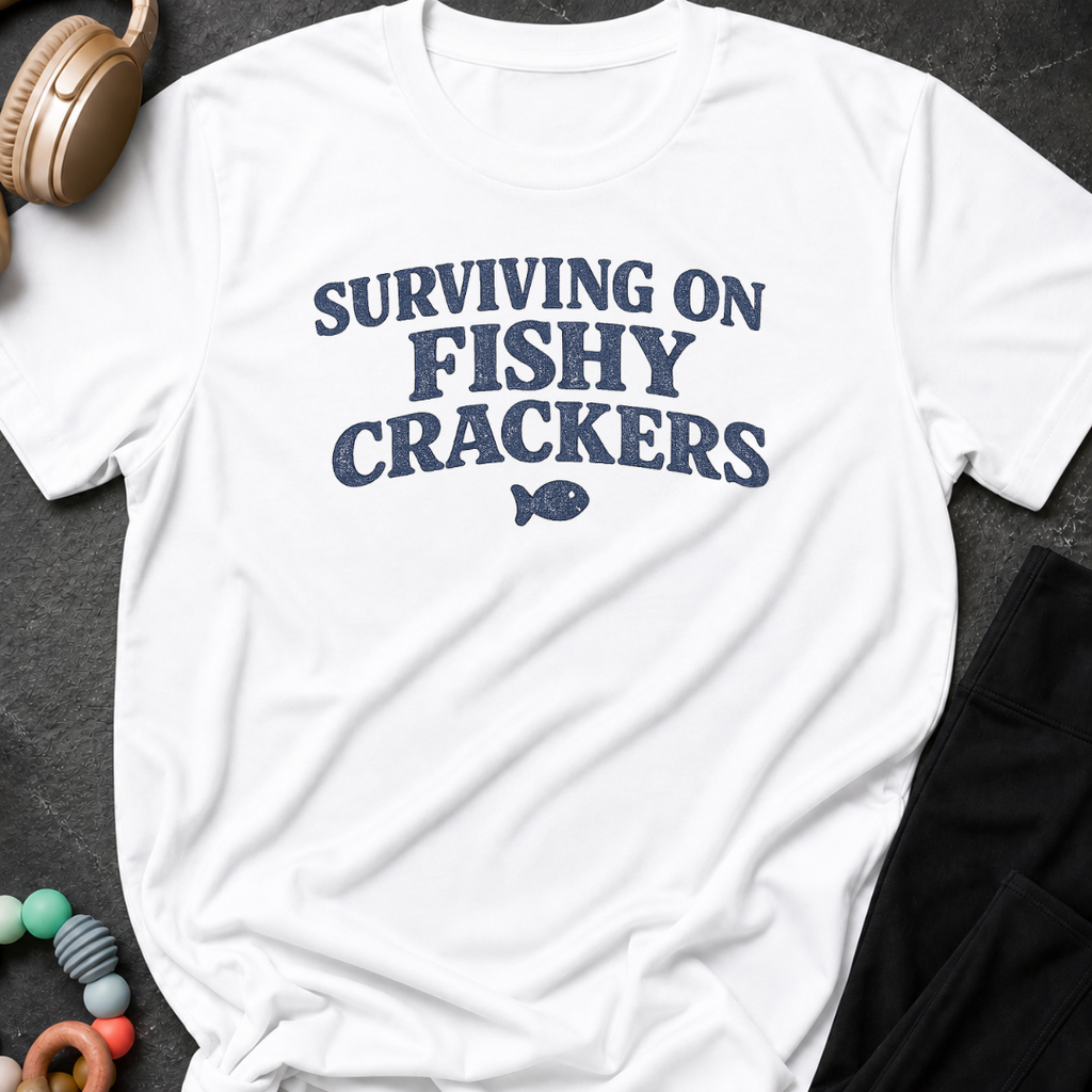 Surviving on Fishy Crackers T-Shirt