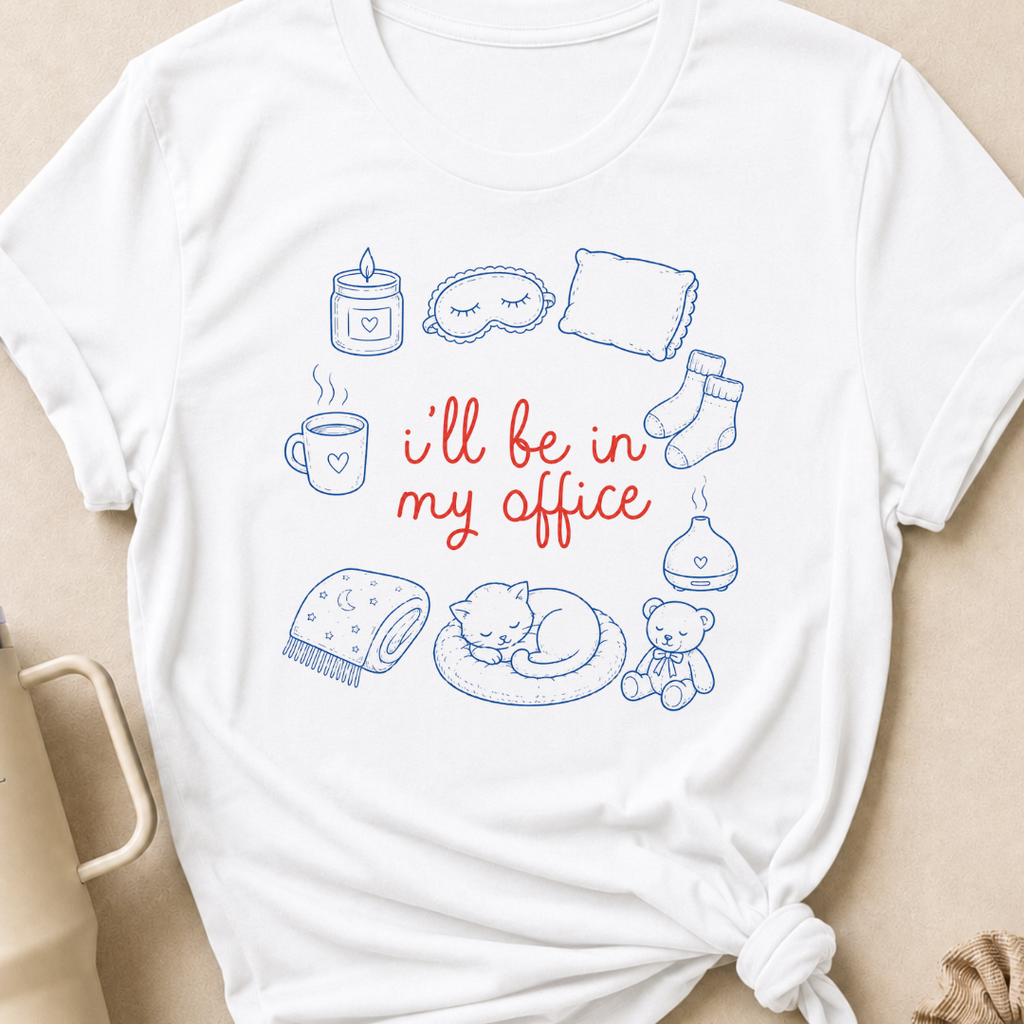 I'll be in my Office Nap Theme T-Shirt