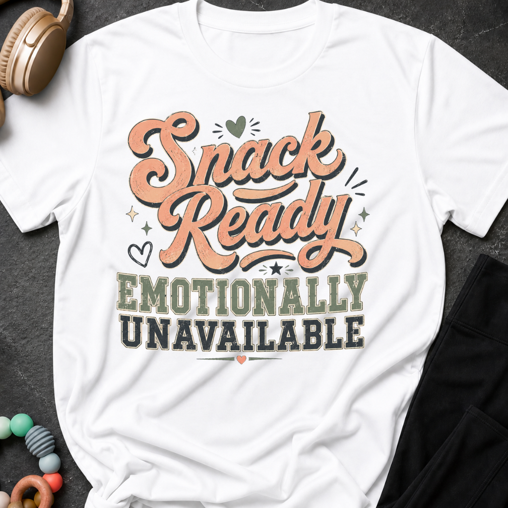 Snack Ready Emotionally Unavailable T-Shirt