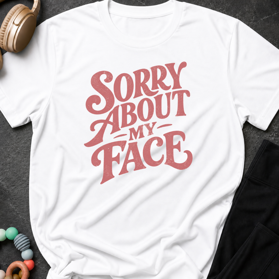 Sorry About My Face T-Shirt