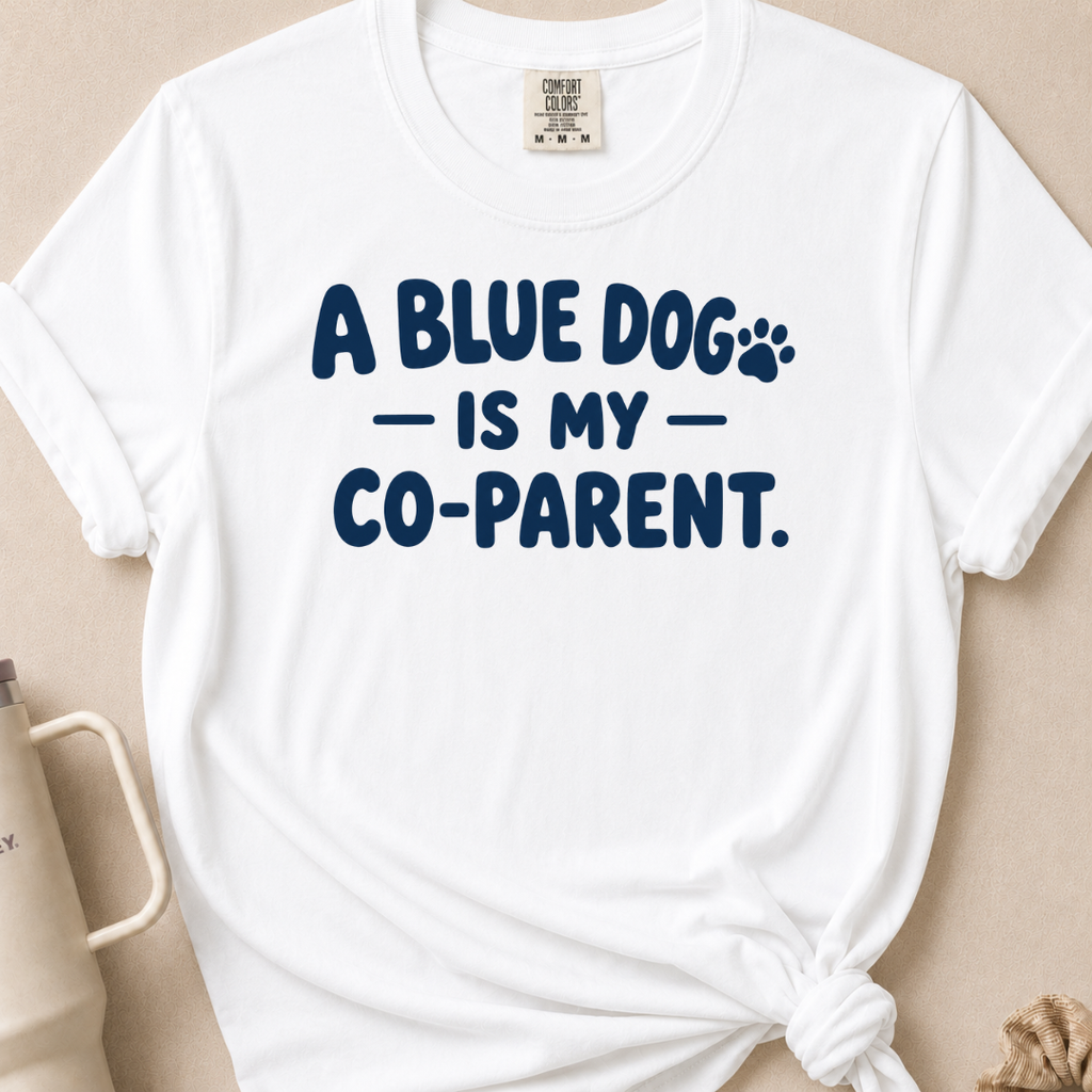 Blue Dog Co-Parent T-shirt