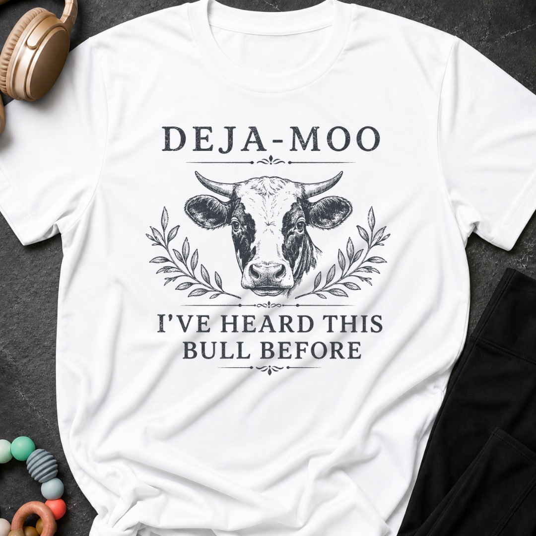 Deja-Moo I've Heard This Bull Before T-Shirt