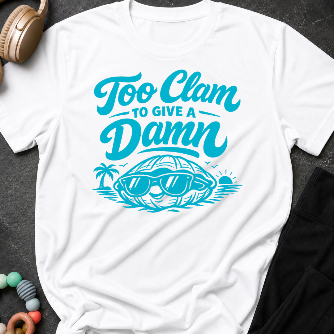 Too Clam to Give a Damn T-Shirt