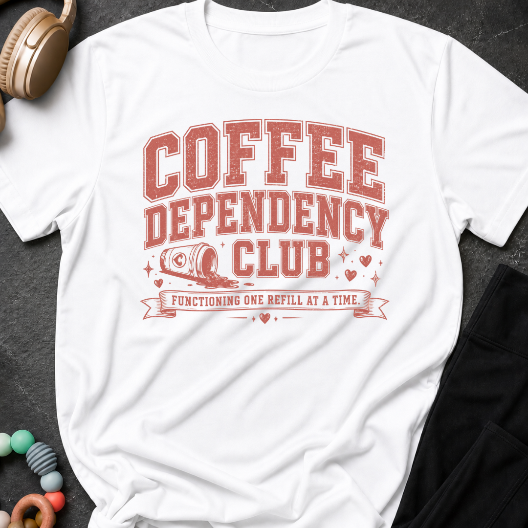 Coffee Dependency Club T-Shirt