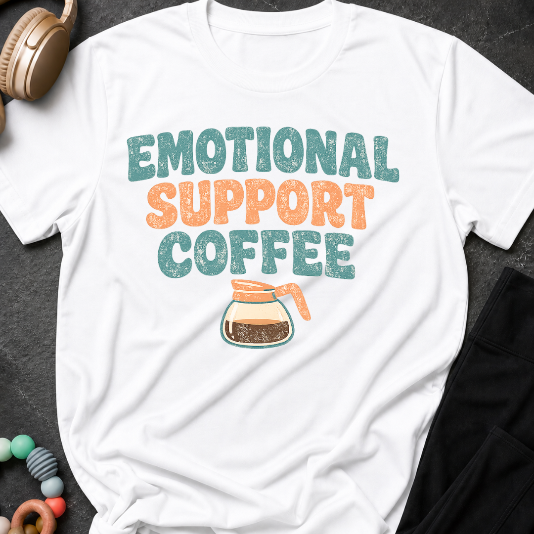 Emotional Support Coffee T-Shirt