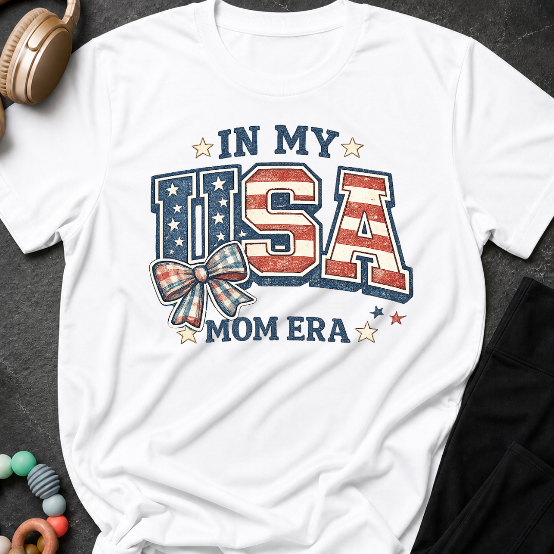 In My USA Mom Era T-Shirt