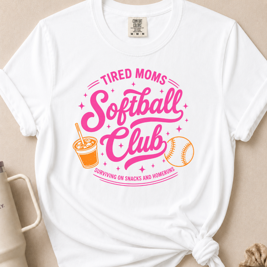 Tired Moms Softball Club T-shirt 1