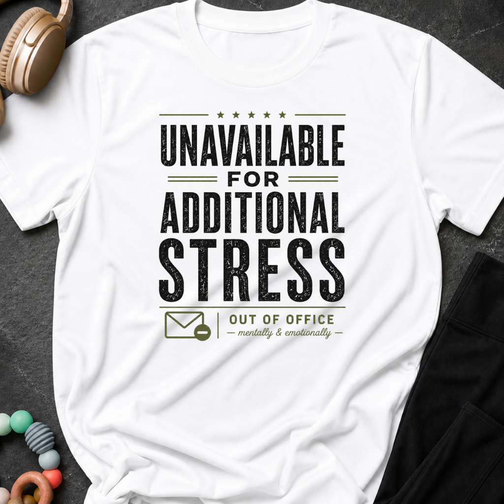 Unavailable for Additional Stress T-Shirt