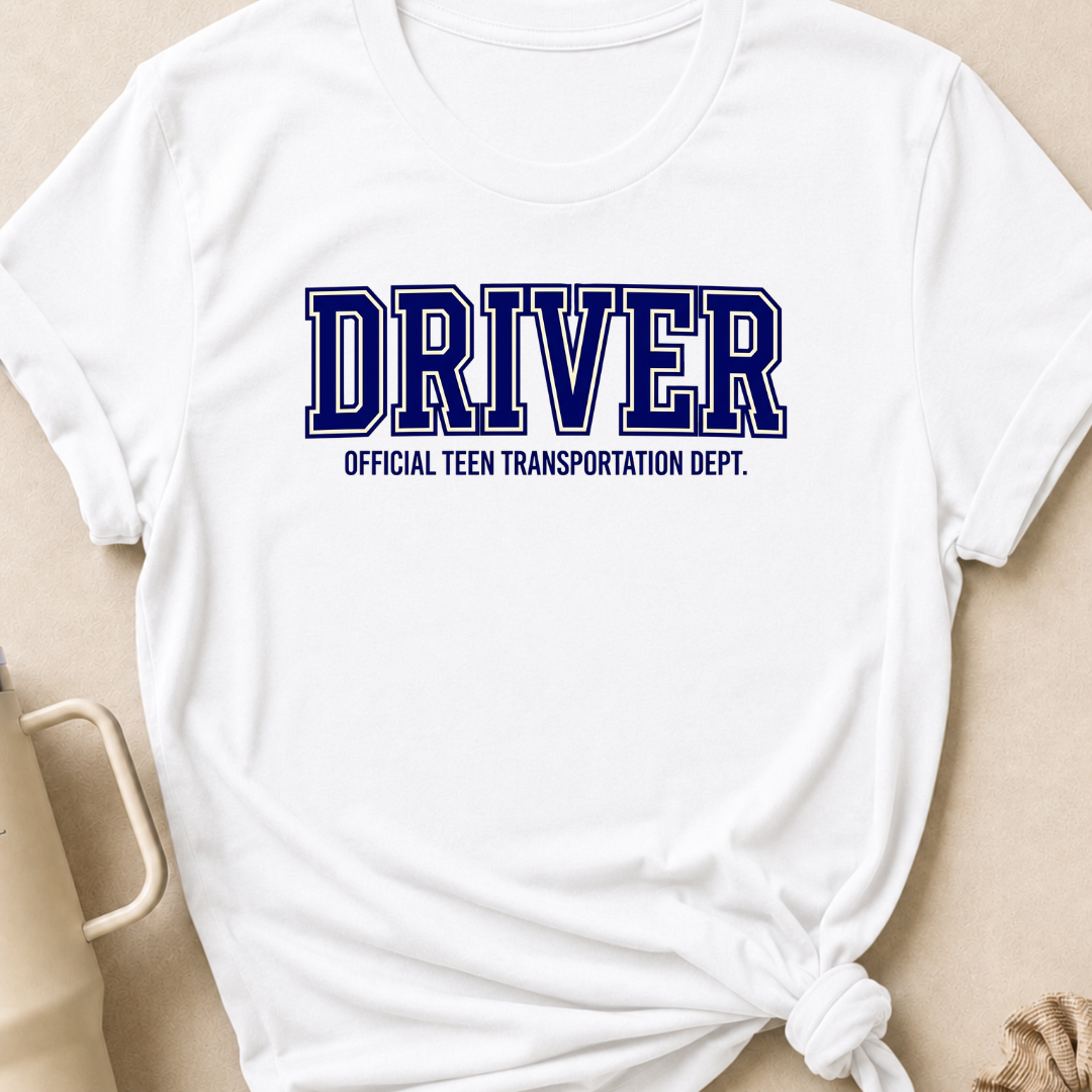 Driver Official Teen Transportation T-Shirt
