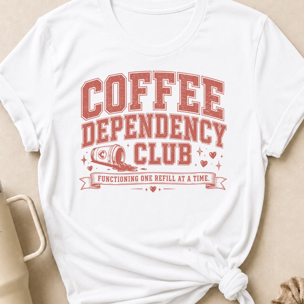 Coffee Dependency Club T-Shirt
