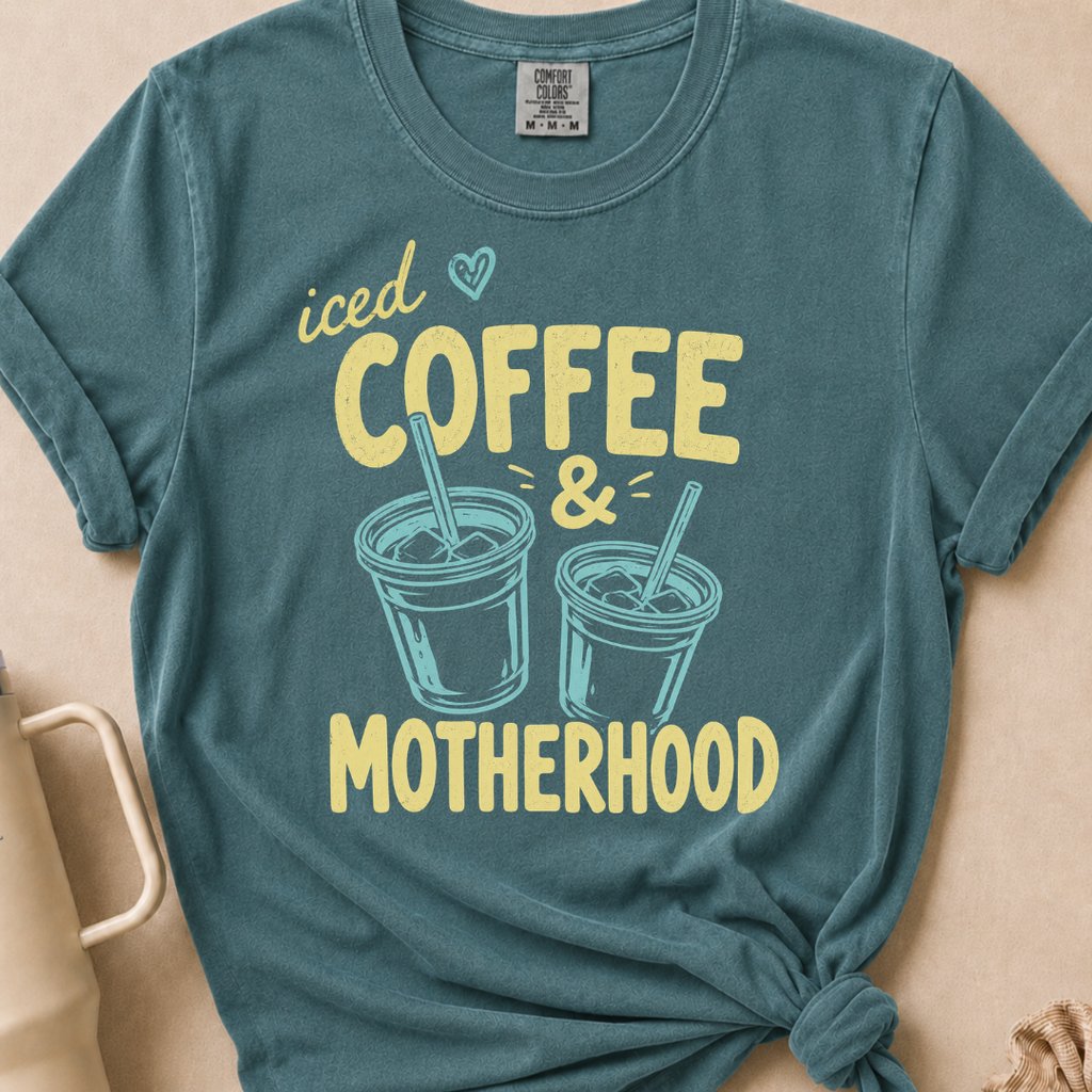 Iced Coffee & Motherhood T-shirt